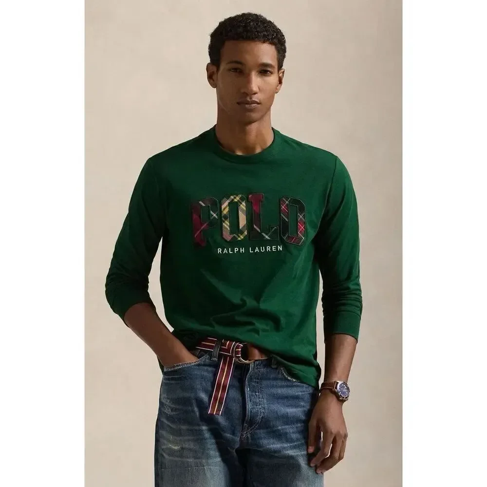 Polo Ralph Lauren NWT Big & Tall Plaid-Logo Jersey T-Shirt Green 2LT_4